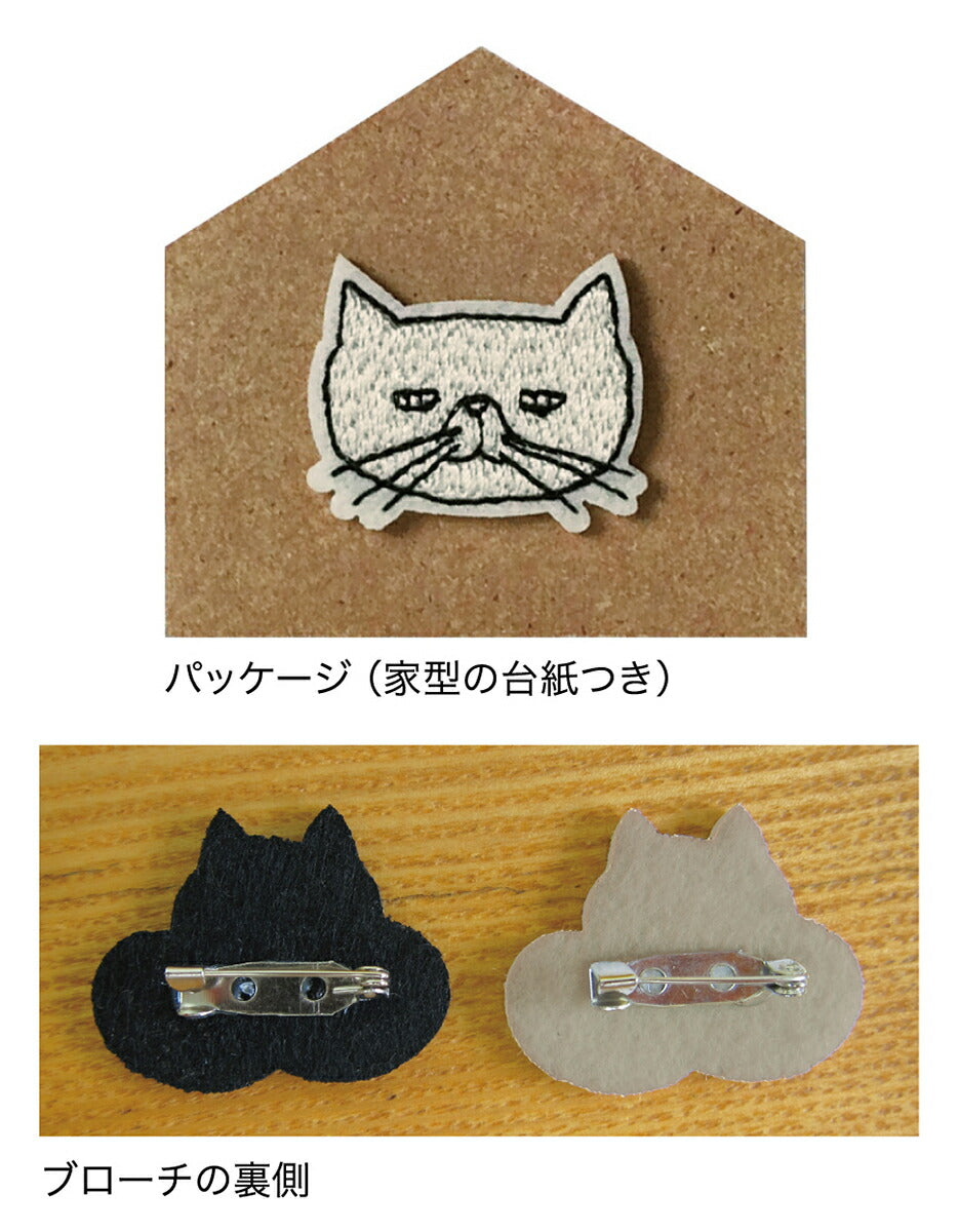 TICKLE ティックル ブローチ｜バッジ バッチ MATOKA マトカ ネコ フクロウ ハト リス 猫