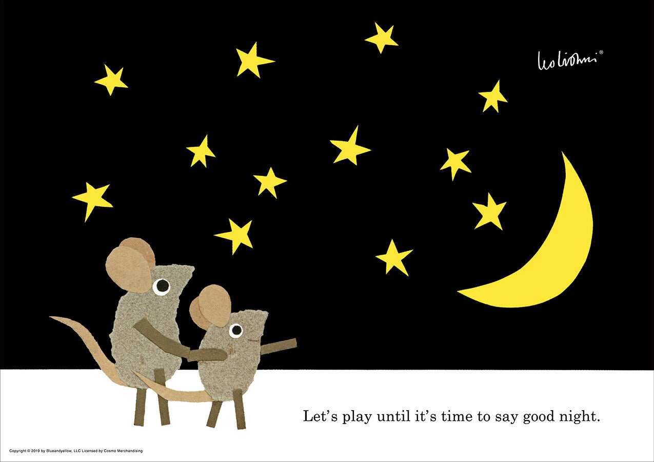 LEO LIONNI レオ・レオニ B4サイズ・ポスター『Let's Play：Good Night』｜インテリア
