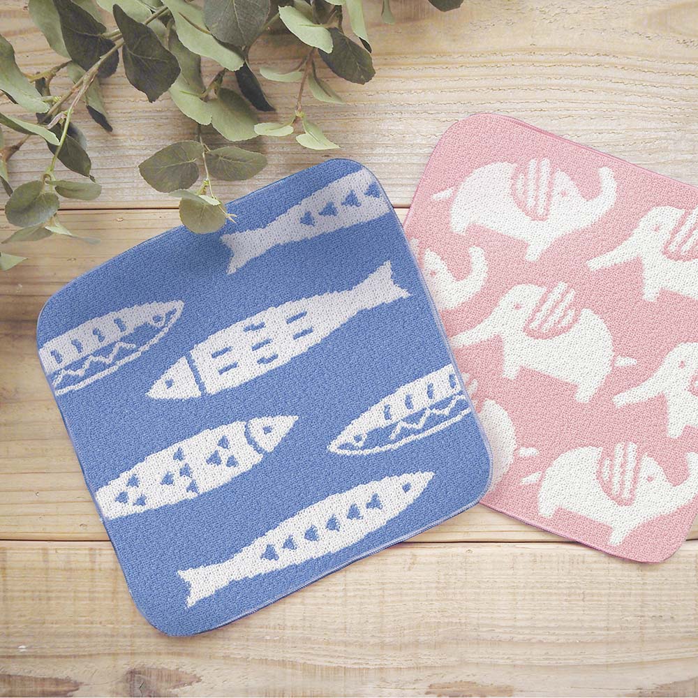 ジャガード タオルハンカチ（Towel Handkerchief）