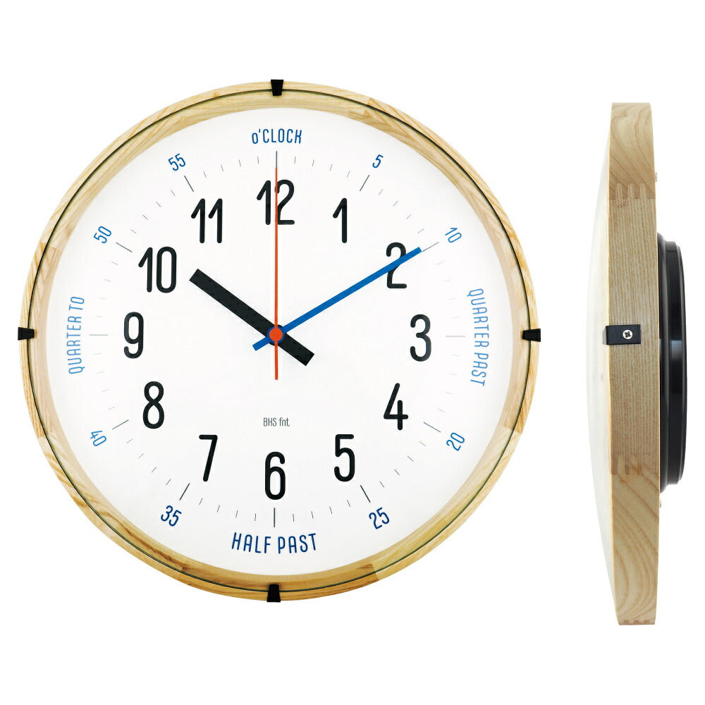 BAUHAUS バウハウス『CarlMarx』復刻フォント・ウォールクロック / 壁掛け時計｜インテリア